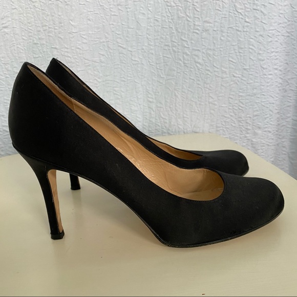 Kate Spade Satin Round Toe Pumps Heels - Picture 2 of 10